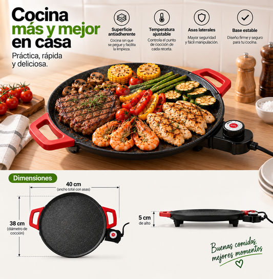 Plancha Eléctrica Multifunción