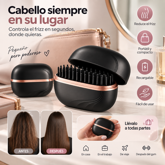 Peine Antifrizz Portátil