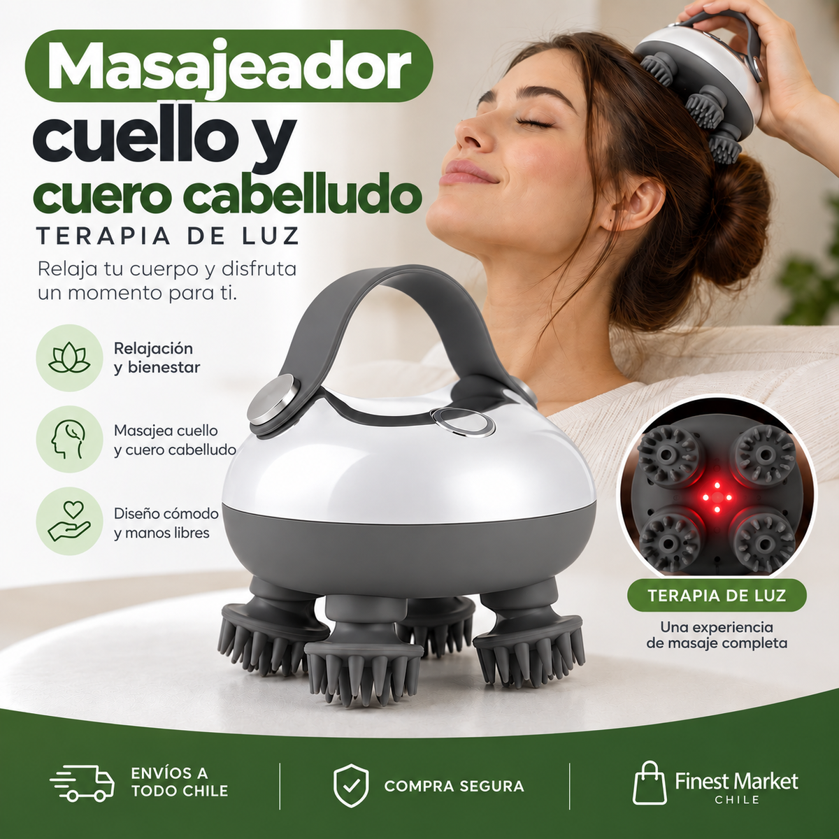 Masajeador Capilar 2 en 1